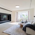 Big space kitchen with large balcony